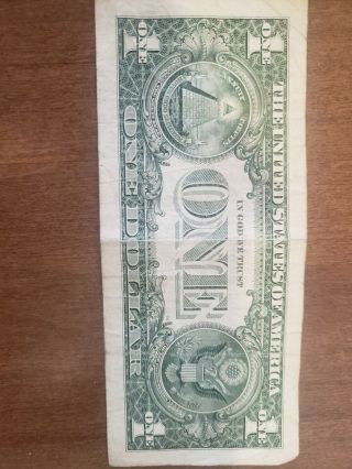 2013 Low Serial Number $1 One Dollar Star Note Bill Series A rare repeater 0000 2