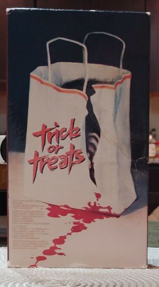 Trick Or Treats Vhs Horror Vestron Video 1982 Rare