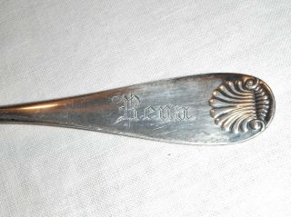 1894 Antique Sterling Silver Spoon 36.  8g Towle Silversmiths - Shell (18) 3