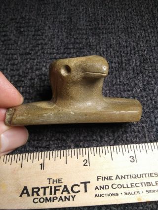 Indian Artifact G10 Very Rare Hopewell Bird Effigy Pipe Ex Wertz Scioto Co Oh