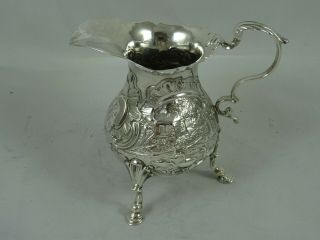 Rare George Ii Solid Silver Milk Jug,  1743,  123gm