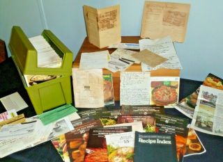 Better Homes And Garden Recipe Card Library,  Tons Of Extra - Antique Vintage