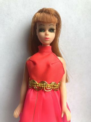 Old Vintage 1970 Topper Dawn Glori Doll Figure Auburn Hair 2