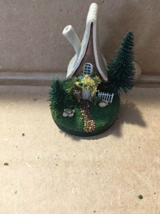Handmade Miniature Cottage Fairy House Vintage Ooak By O 