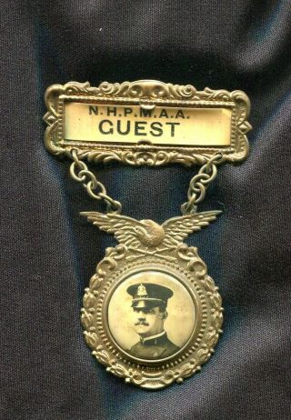 Early 1900s Vintage Antique Hampshire? Police Association Medal Badge Photo