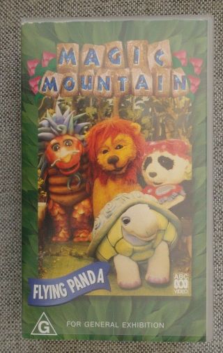 Magic Mountain Vhs Flying Panda Abc For Kids Rare And Hard To Find