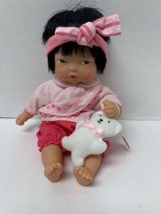 Corolle Vintage Mini Baby Doll Toy 8 " Les Minis Asian/pacific Island