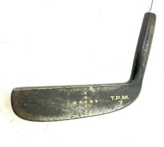 Rare Spalding Golf Tpm 7 Precision Ground Putter Rh Napa 8802 T.  P.  Mills 35 "