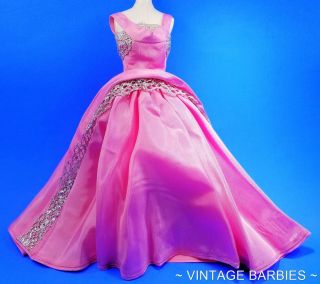 Barbie Doll Sophisticated Lady 993 Gown / Dress Minty Vintage 1960 
