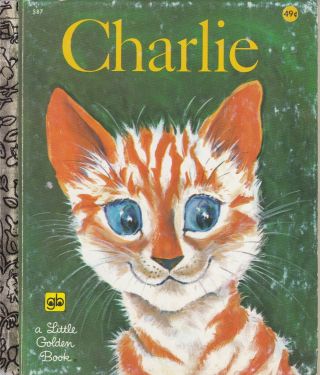 " Charlie " Little Golden Book Rare 1976 Edition Third Printing 587