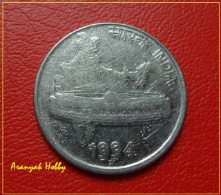 India 50 Paise 1994 Steel Issue Rare Variety Indian Double Die Error Coin