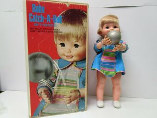 Vintage Topper Baby Catch A Ball Doll