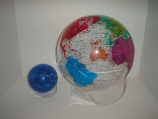 Spherical Concepts Earth Globe And Celestial Globe