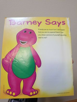 Premiere Issue of Barney & Barney Family Magazines.  1994 Rare/Vintage 2