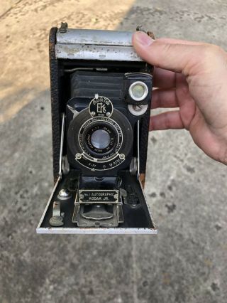Kodak No.  1 Autographic Jr.  Antique Folding Camera