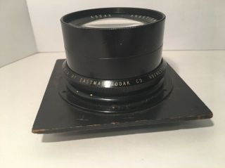 Vintage Kodak Anastigmat Lens F - 4.  85 10in.  Em310 Eastman Co.  Made In Usa Rare