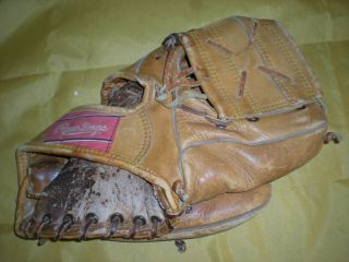 Vintage Rare Rawlings Ken Boyer G675 Major League Baseball Glove Mitt Deep Well