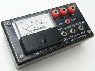 Rare 1970s Vintage Dick Smith K - 3052 Transistor Tester Checker,  Does Not Power On