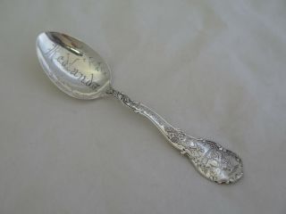 Vintage Sterling Silver Redlands California Souvenir Spoon