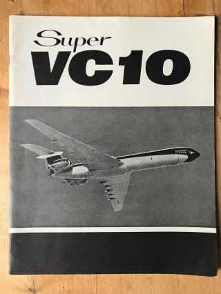 The Bac Vc - 10 Boac Cunard 32 Large Pages (rare)