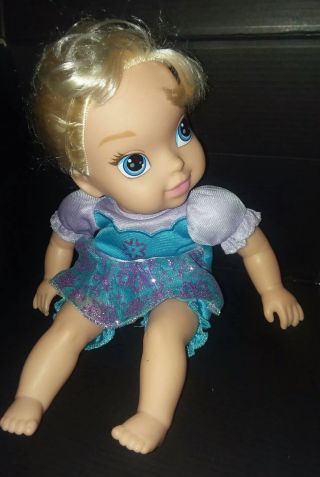 Htf Rare Limited Ed Elsa Disney Princess 12 " Plush Baby Doll Tollytots Frozen