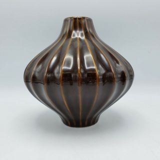 Rare Vintage Jonathan Adler Ceramic Brown Vase Mid Century Design Pot A Porter