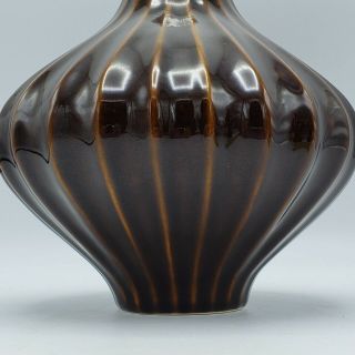 Rare Vintage Jonathan Adler Ceramic Brown Vase Mid Century Design Pot A Porter 3