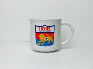 Vintage Fitzroy Lions Football Club Vfl Westminster Mug Cup Rare
