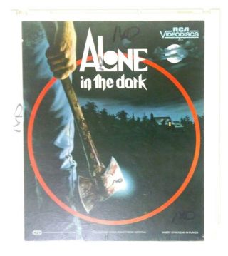Ced Videodisc Laserdisc - Alone In The Dark - Very Rare Horror Movie