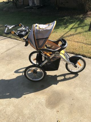 Jeep Overland Limited Jogging Stroller With Front Fixed Wheel - Rare
