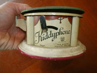 Vintage Antique Tin Toy Phonograph Kiddyphone Germany Parts Restoration