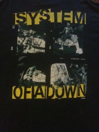 Vtg System Of A Down Orignal Tshirt Rare