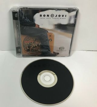 Bon Jovi This Left Feels Right Rare Sacd Audio Cd 2004 Booklet