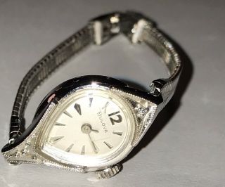 Vintage Ladies Bulova 10k R.  G.  P Bezel Watch