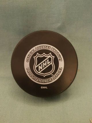 Rare Official Licensed Product Nhl Edmonton Oilers Hockey Puck - Gc