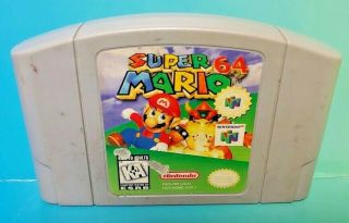 Mario 64 Authentic - Nintendo 64 N64 Game Rare,
