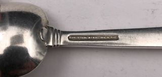 Antique 1934 Signed Tiffany & Co.  Hampton Sterling Silver Tea Spoon 6 