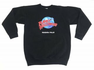 Rare Vintage 90s Planet Hollywood Sweatshirt Mens Size Medium Niagara Falls 1998