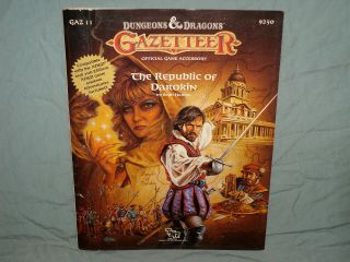 D&d 1st Ed Gazetteer - Gaz11 The Republic Of Darokin (very Rare And Complete)