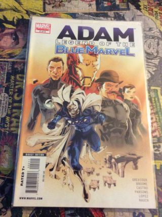 ADAM LEGEND OF THE BLUE MARVEL 1 - 5 Rare Hard to Find Series - OWNER 2
