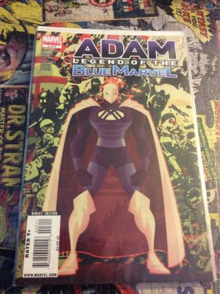ADAM LEGEND OF THE BLUE MARVEL 1 - 5 Rare Hard to Find Series - OWNER 3