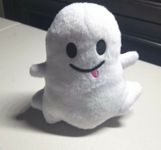 Snapchat Ghost Snap Inc.  Plush Toy Stuffed Collectible 5 1/2 " Very Rare