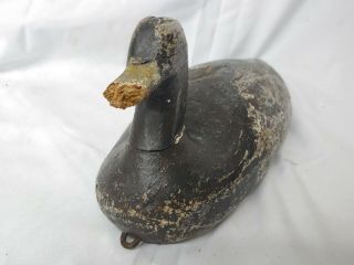 Antique Vintage Primitive Hand Carved Wooden Duck Decoy Floats