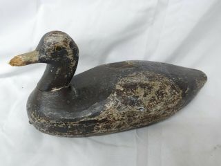 Antique Vintage Primitive Hand Carved Wooden Duck Decoy Floats 2