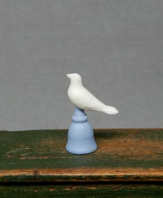 Vintage Vince Stapleton Wedgwood Bell With Dove Artisan Dollhouse Miniature 1:12