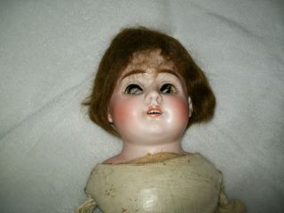 Antique Doll Leather Body 28 Inches Needs Repairs 2