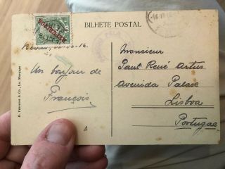 41 2 Rare Portugal Portuguese Colonial Mozambique Postal Cover Postcards 3
