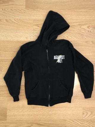 Rare Against Me Hoodie Circa 2002 Youth Large