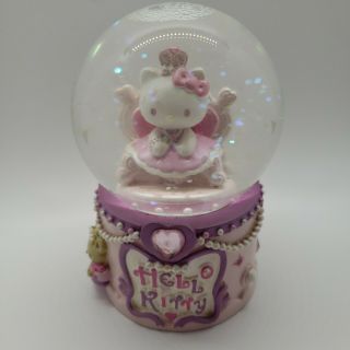 Rare 2005 Sanrio Hello Kitty Collectible Glitter Snow Globe