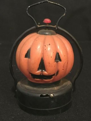 Jack O’ Lantern Halloween Light Fixture Vintage/ Antique
